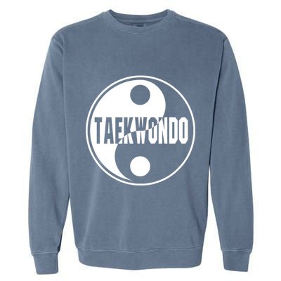 Taekwondo Yin Yang Tae Kwon Do Duality Garment-Dyed Sweatshirt