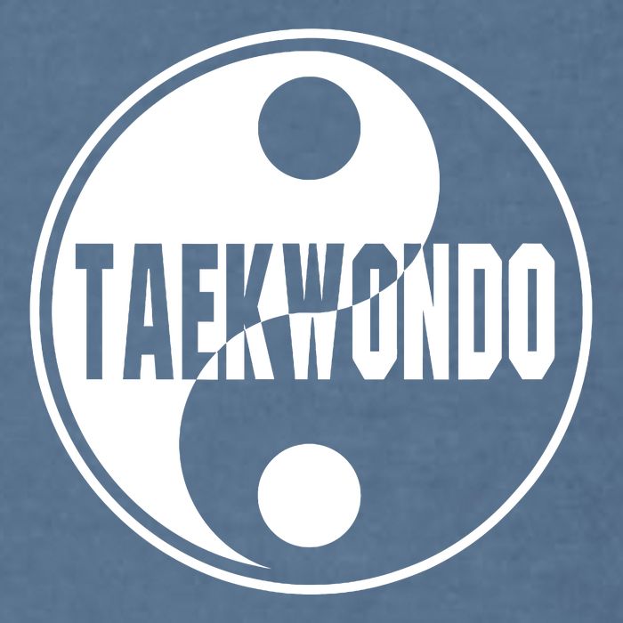 Taekwondo Yin Yang Tae Kwon Do Duality Garment-Dyed Sweatshirt