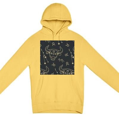 Taurus Zodiac Astrology Premium Pullover Hoodie