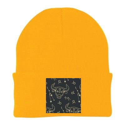 Taurus Zodiac Astrology Knit Cap Winter Beanie