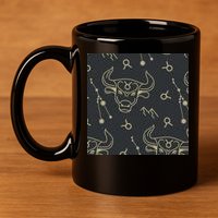 Taurus Zodiac Astrology 11oz C Handle Ceramic Mug