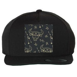 Taurus Zodiac Astrology Wool Snapback Cap