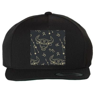 Taurus Zodiac Astrology Wool Snapback Cap