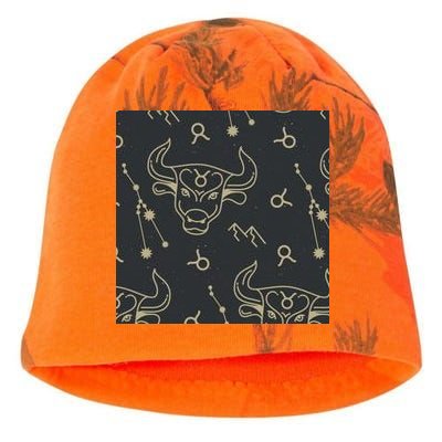 Taurus Zodiac Astrology Kati - Camo Knit Beanie