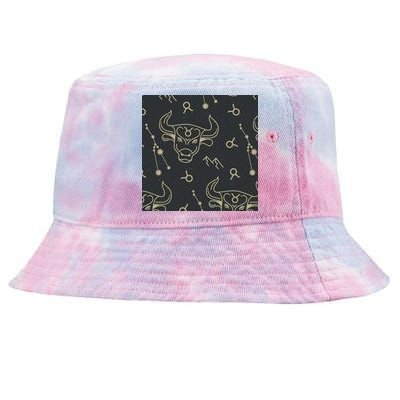 Taurus Zodiac Astrology Tie-Dyed Bucket Hat