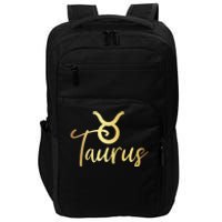 Taurus Zodiac Birthday Impact Tech Backpack