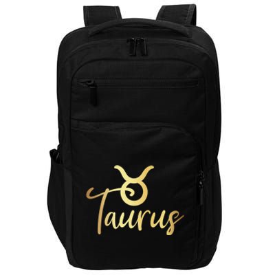 Taurus Zodiac Birthday Impact Tech Backpack