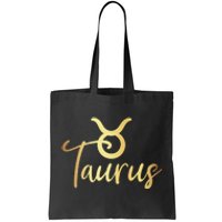 Taurus Zodiac Birthday Tote Bag