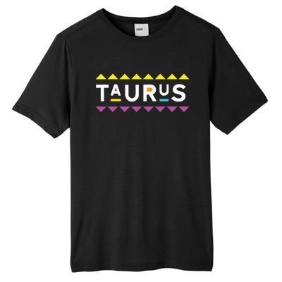 Taurus Zodiac Design 90s Style Tall Fusion ChromaSoft Performance T-Shirt