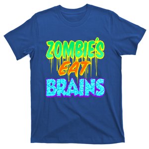 Trendy Zombies Eat Brains Halloween Gift T-Shirt