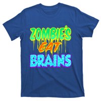 Trendy Zombies Eat Brains Halloween Gift T-Shirt