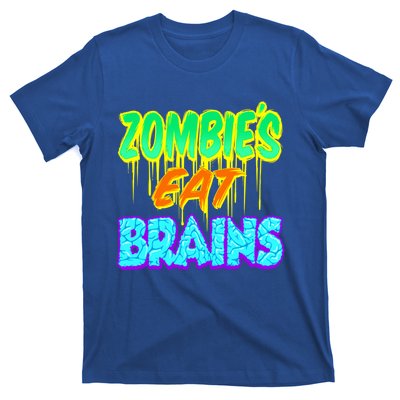 Trendy Zombies Eat Brains Halloween Gift T-Shirt