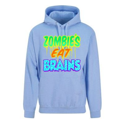 Trendy Zombies Eat Brains Halloween Gift Unisex Surf Hoodie