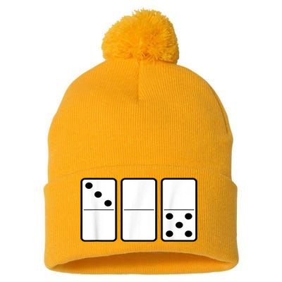 Three Zero Five 305 Miami Domino Pom Pom 12in Knit Beanie