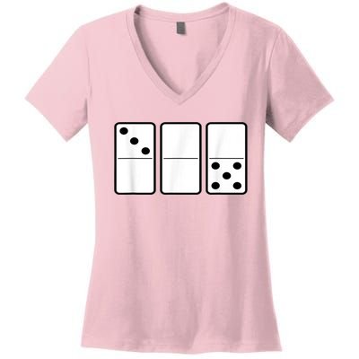 Three Zero Five 305 Miami Domino Women's V-Neck T-Shirt