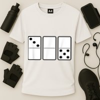 Three Zero Five 305 Miami Domino Cooling Performance Crew T-Shirt