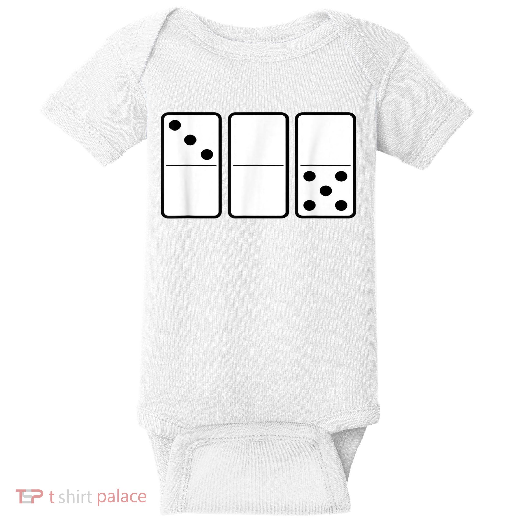 Three Zero Five 305 Miami Domino Baby Bodysuit