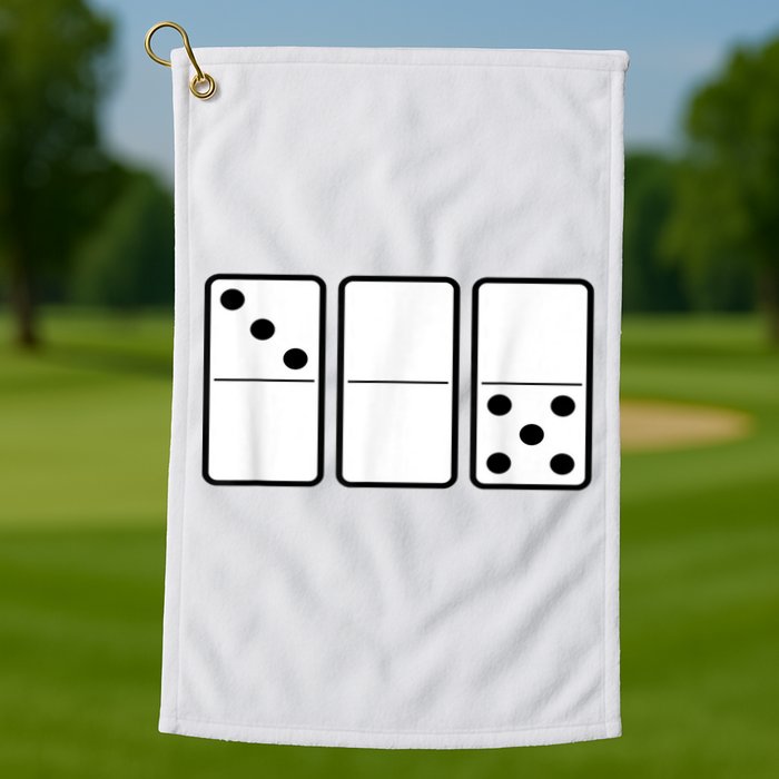 Three Zero Five 305 Miami Domino Golf Towel