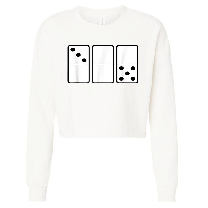 Three Zero Five 305 Miami Domino Cropped Pullover Crew