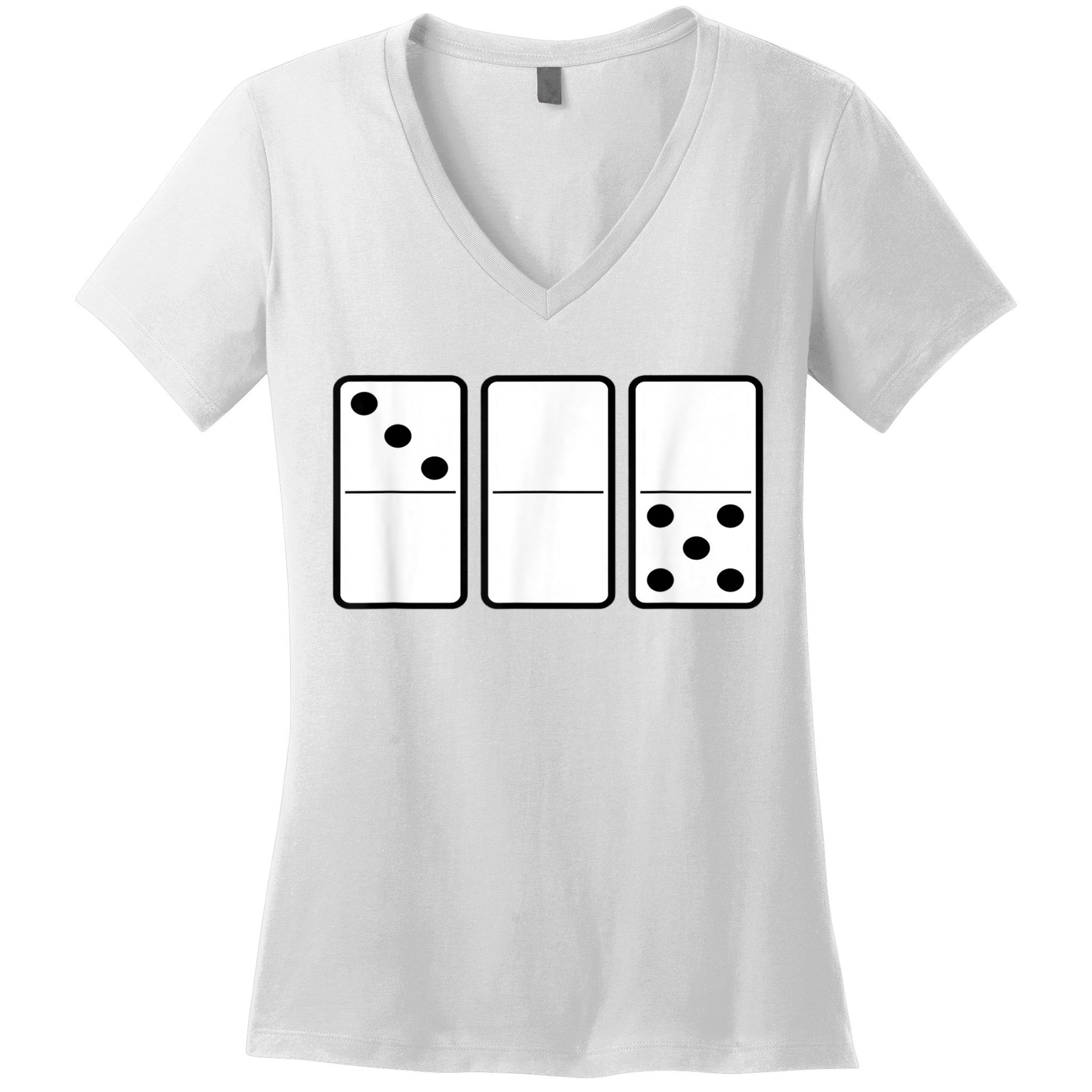Three Zero Five 305 Miami Domino Women's V-Neck T-Shirt