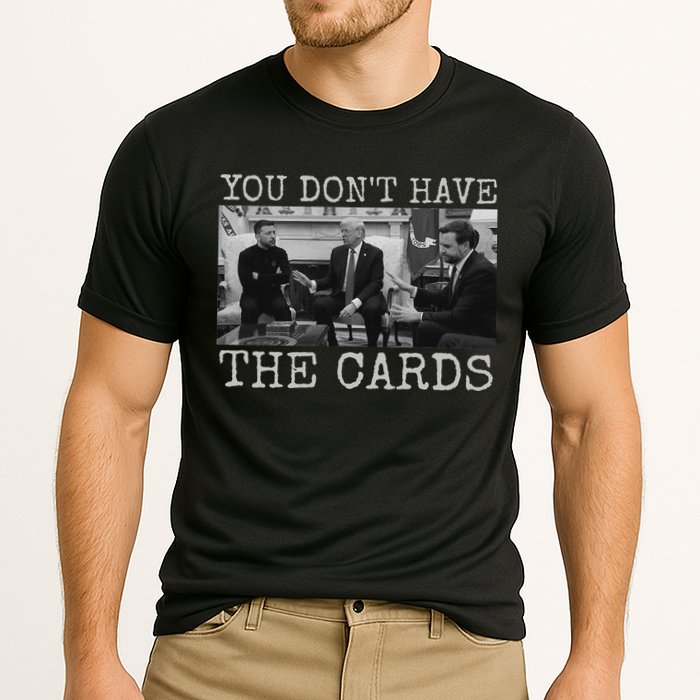 Trump Zelensky Retro You Don’T Have The Cards Funny Cooling Performance Crew T-Shirt