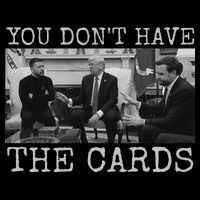 Trump Zelensky Retro You Don’T Have The Cards Funny Cooling Performance Crew T-Shirt