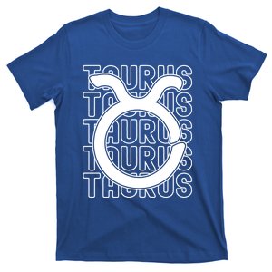 Taurus Zodiac Sign Typography Astrology Gift T-Shirt