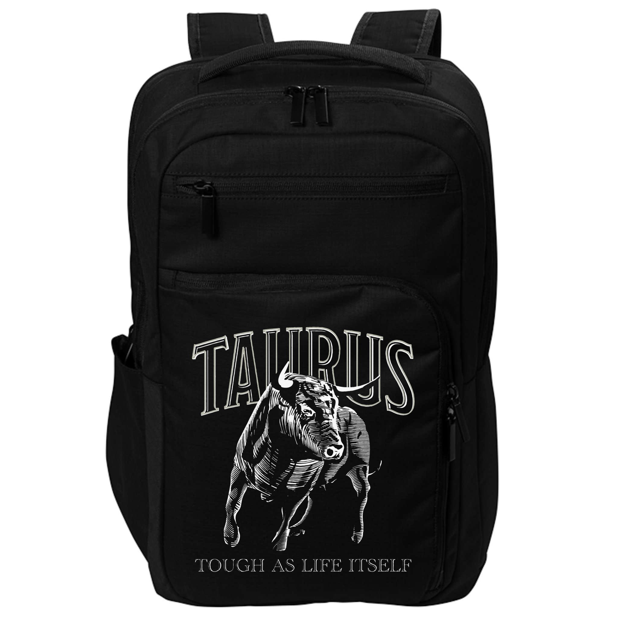 Taurus Zodiac Sign Astrology Horoscope Impact Tech Backpack
