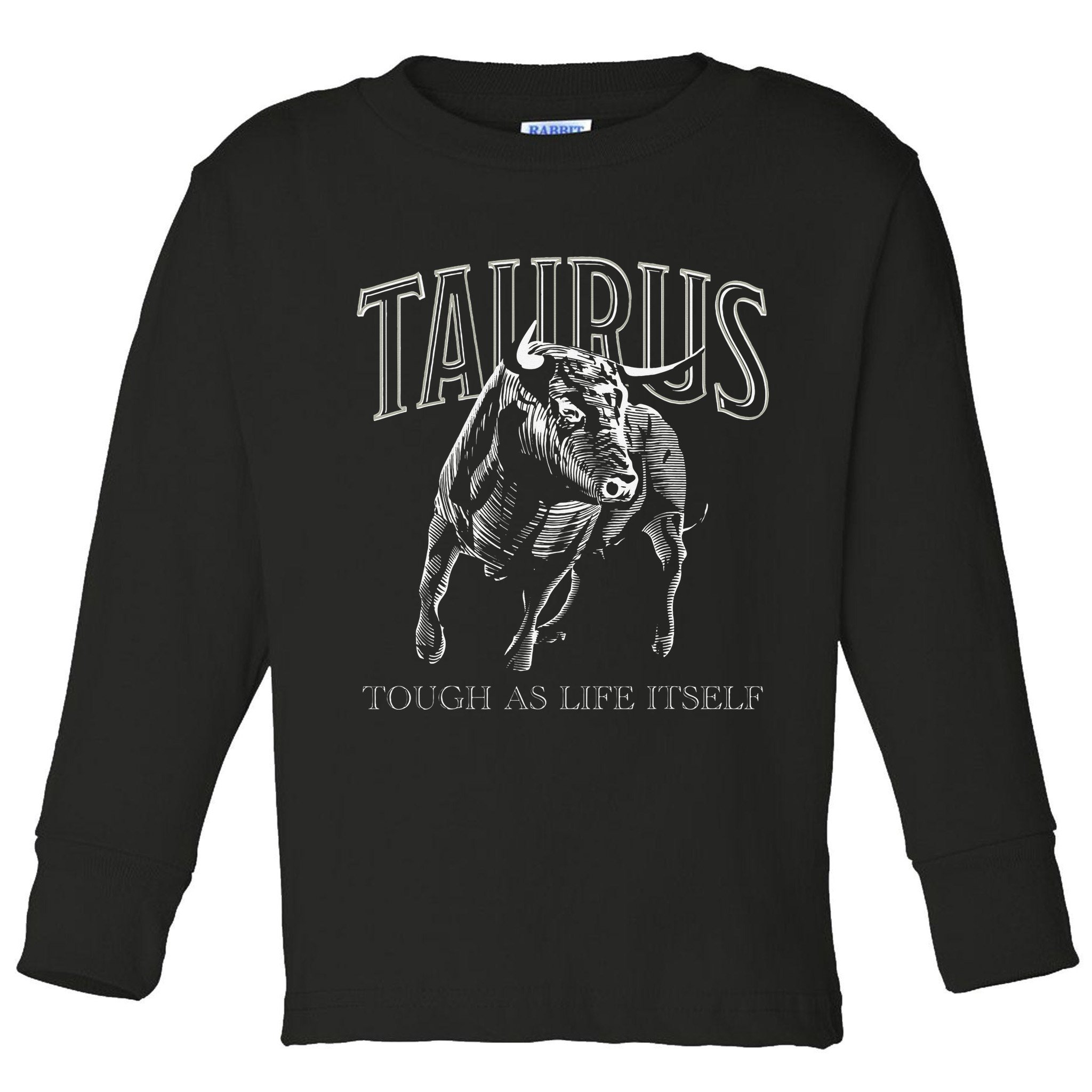 Taurus Zodiac Sign Astrology Horoscope Toddler Long Sleeve Shirt