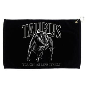 Taurus Zodiac Sign Astrology Horoscope Grommeted Golf Towel