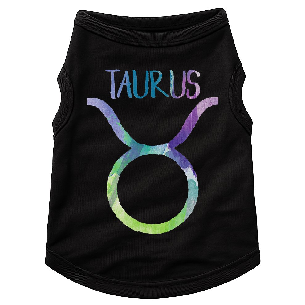 Taurus Zodiac Symbol Astrology Bull Earth Sign Doggie Tank