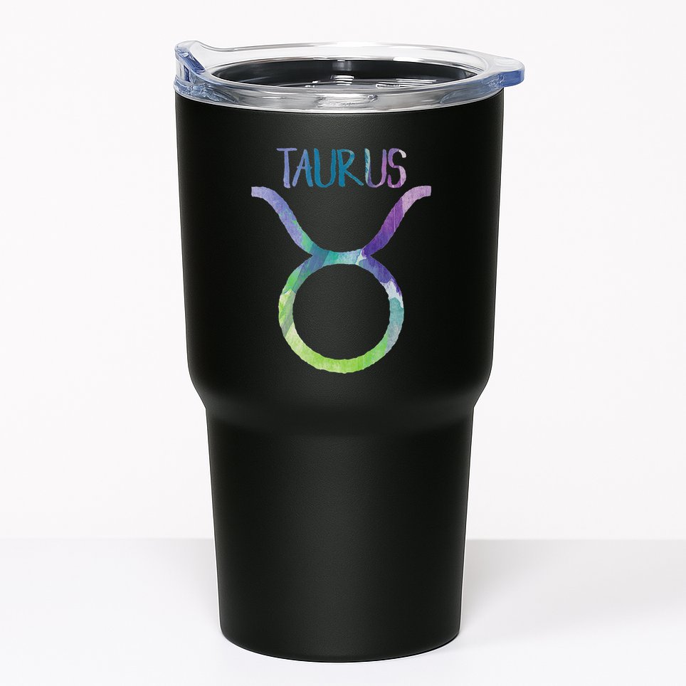Taurus Zodiac Symbol Astrology Bull Earth Sign Tumbler