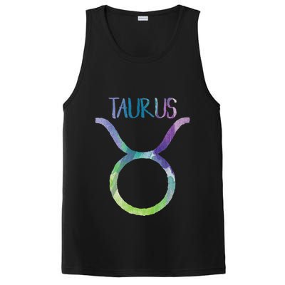 Taurus Zodiac Symbol Astrology Bull Earth Sign PosiCharge Competitor Tank