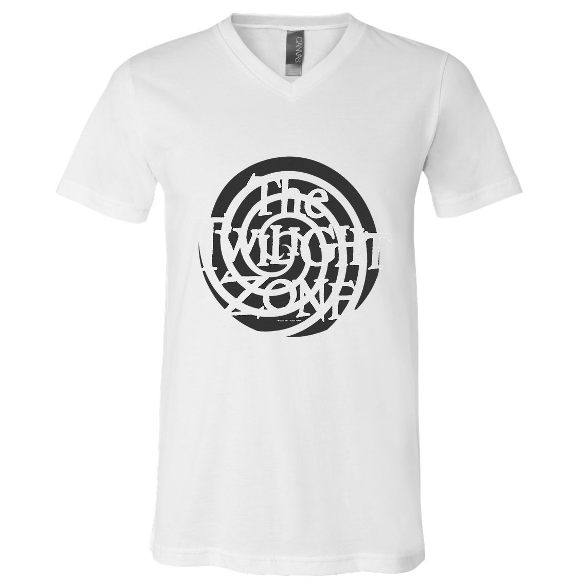 Twilight Zone Spiral V-Neck T-Shirt