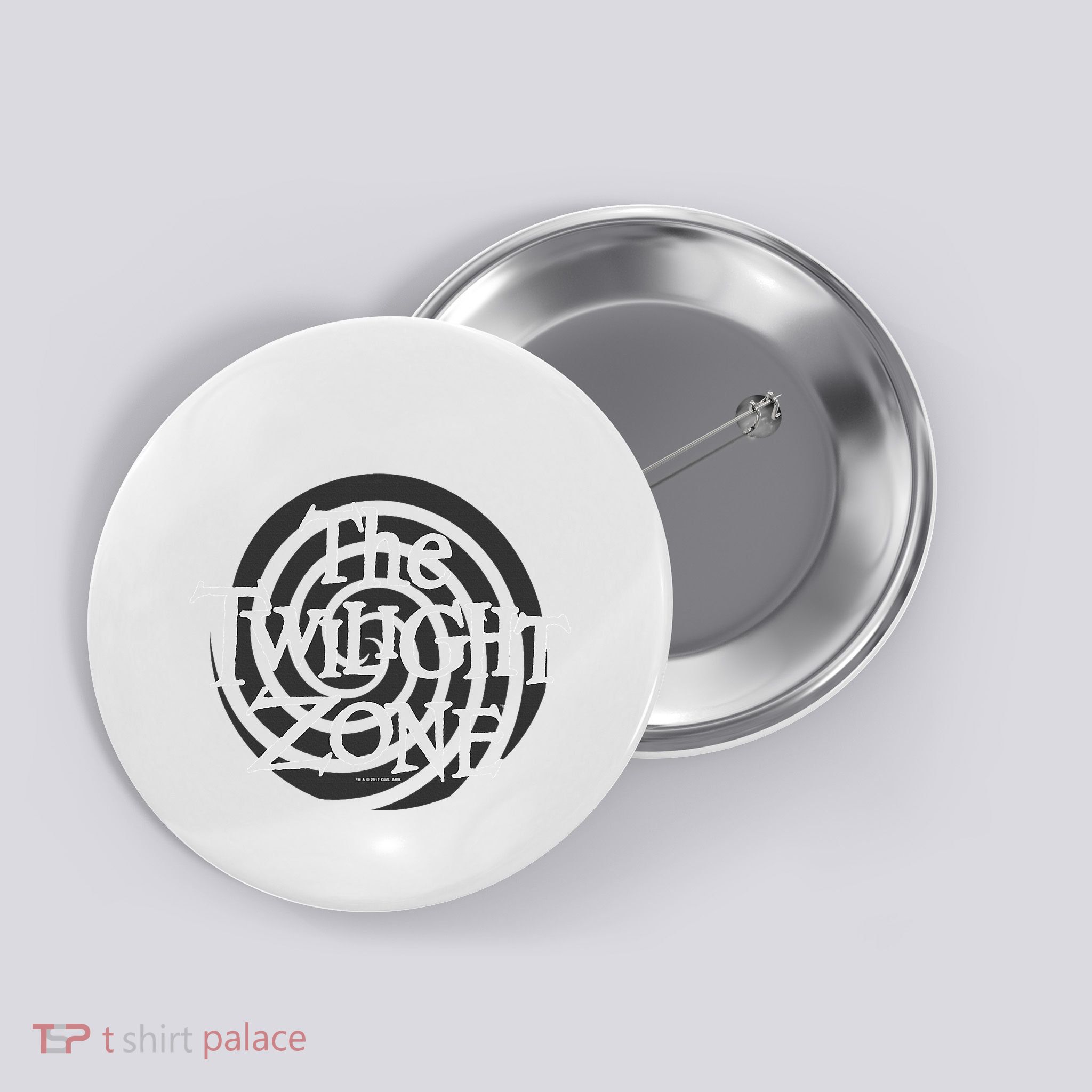 Twilight Zone Spiral Button