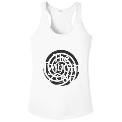 Twilight Zone Spiral Ladies PosiCharge Competitor Racerback Tank