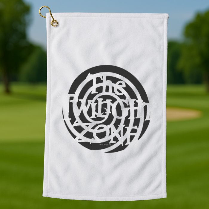 Twilight Zone Spiral Golf Towel