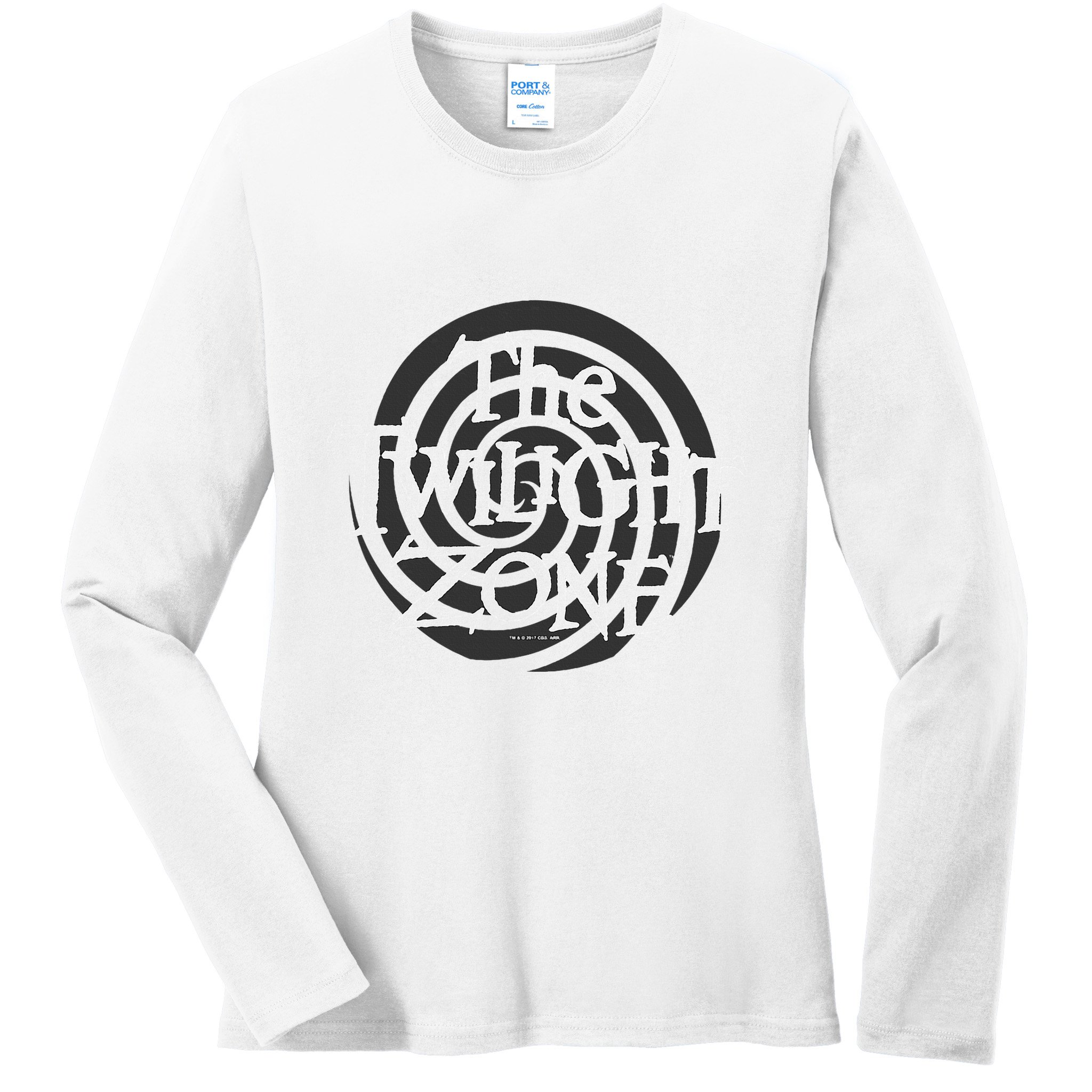 Twilight Zone Spiral Ladies Long Sleeve Shirt