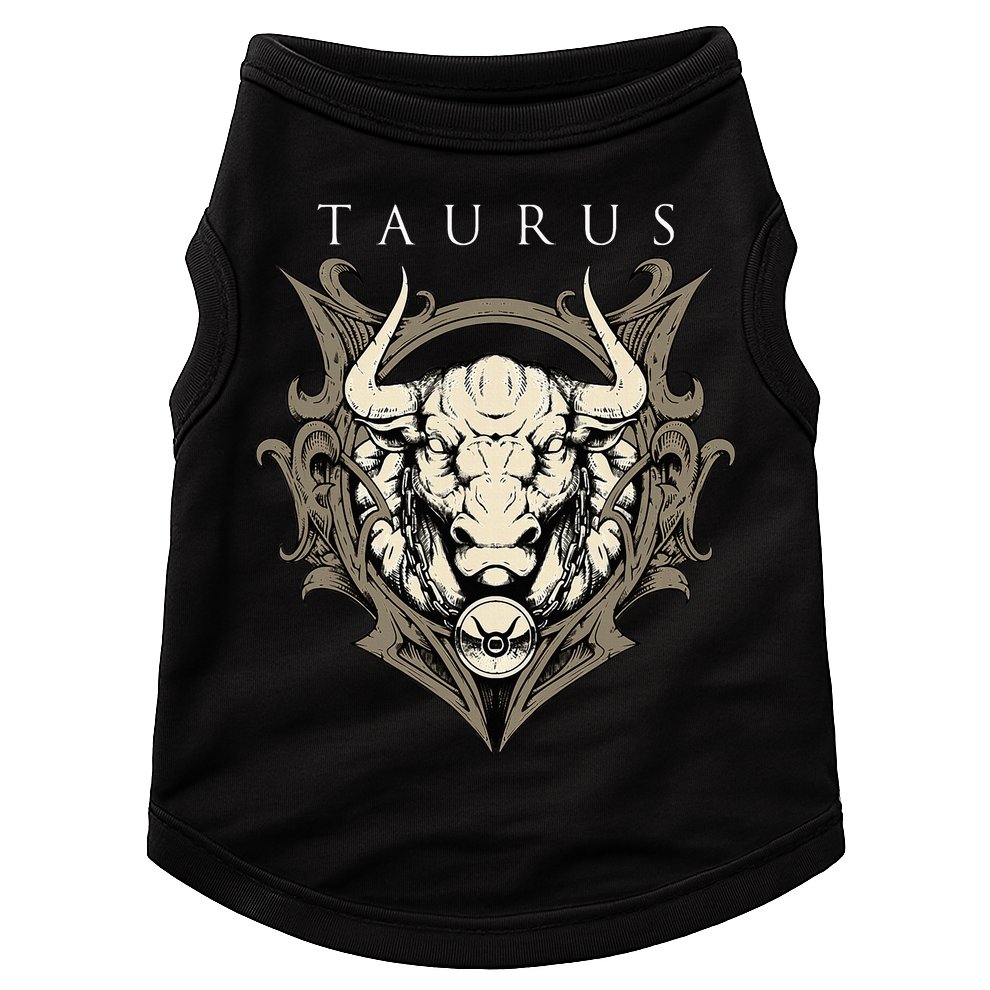 Taurus Zodiac Sign Birthday April To May Doggie Tank