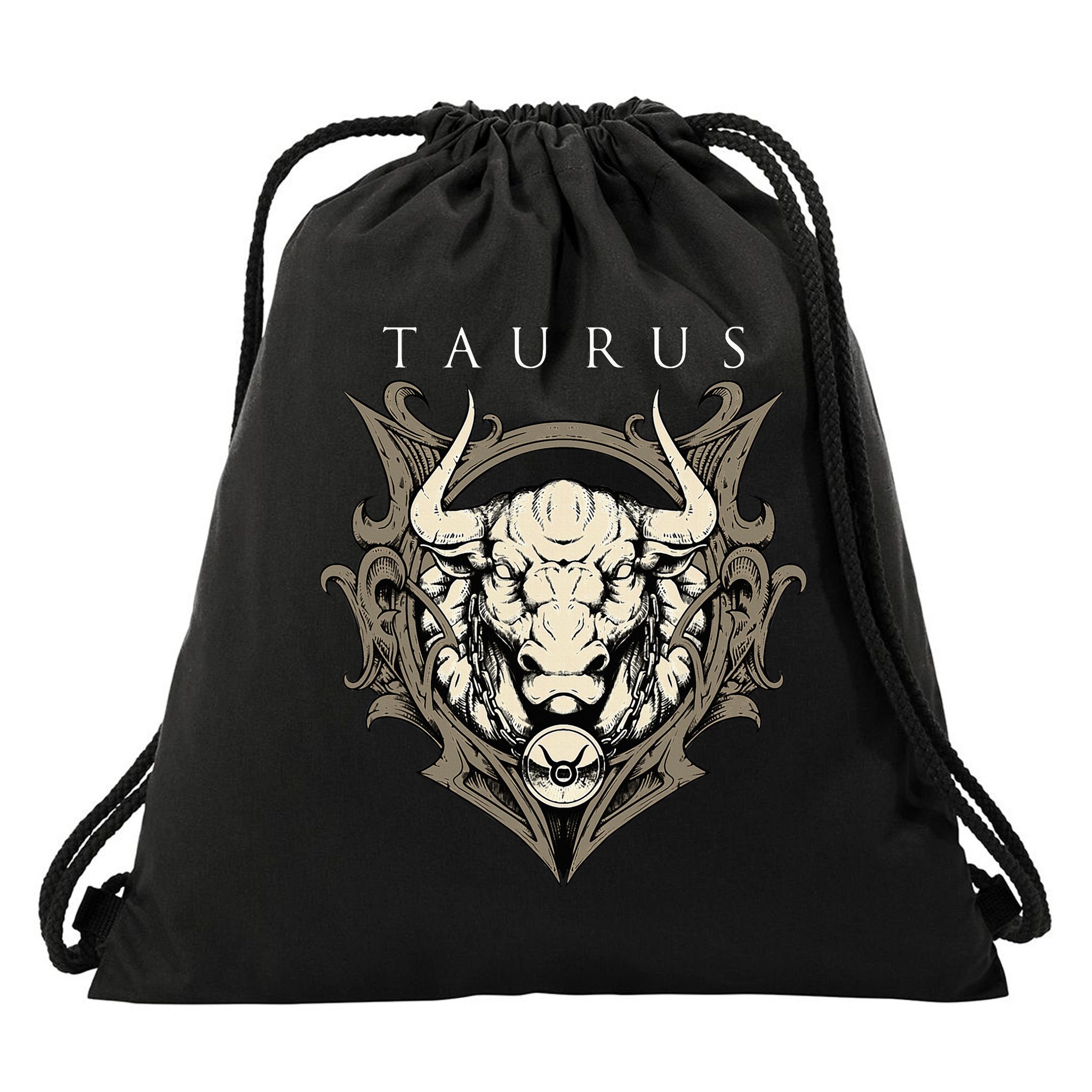 Taurus Zodiac Sign Birthday April To May Drawstring Bag