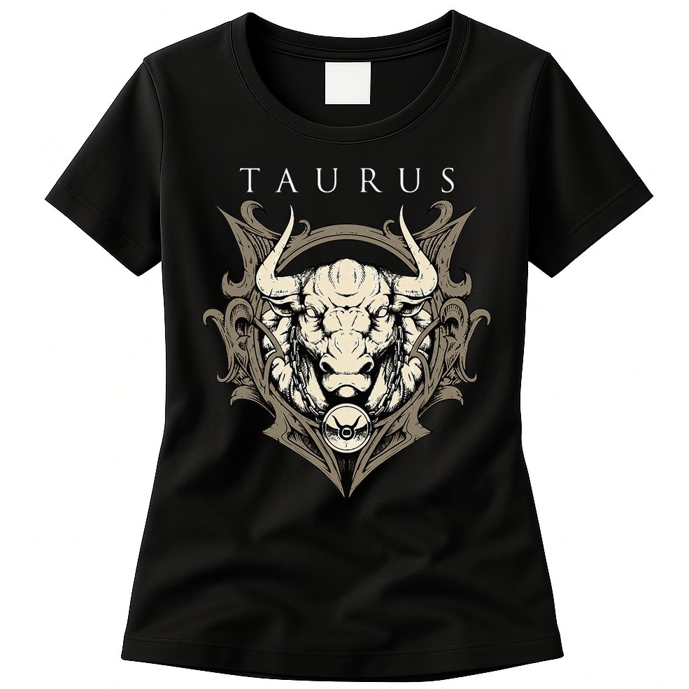 Taurus Zodiac Sign Birthday April To May Womens T-Shirt