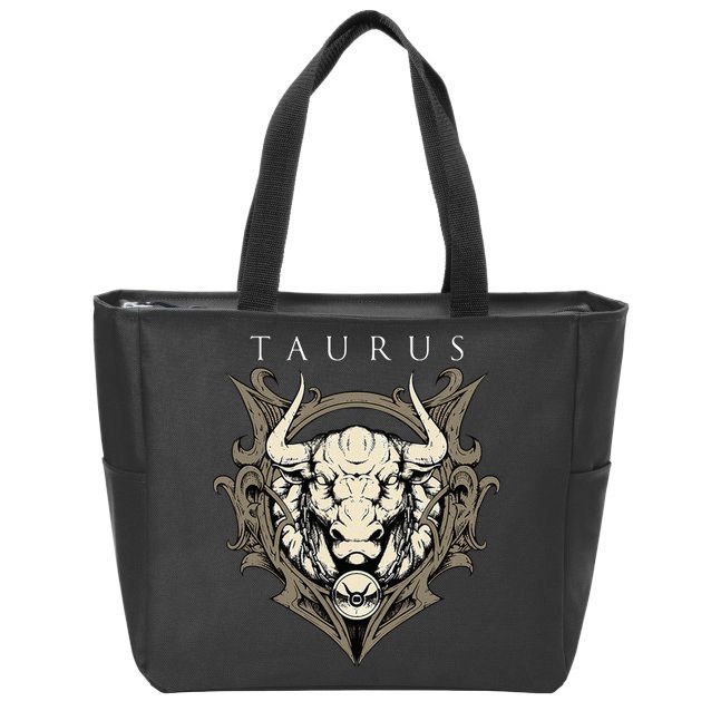 Taurus Zodiac Sign Birthday April To May Zip Tote Bag