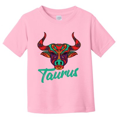 Taurus Zodiac Sign Astrology Astrologer Horoscope Toddler T-Shirt