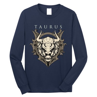 Taurus Zodiac Sign Birthday April To May Long Sleeve Shirt