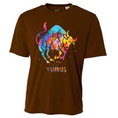 Taurus Zodiac Sign Cooling Performance Crew T-Shirt