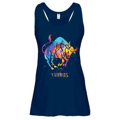 Taurus Zodiac Sign Ladies Essential Flowy Tank