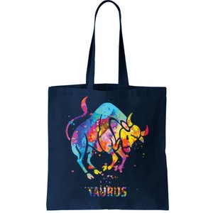 Taurus Zodiac Sign Tote Bag