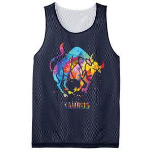 Taurus Zodiac Sign Mesh Reversible Basketball Jersey Tank