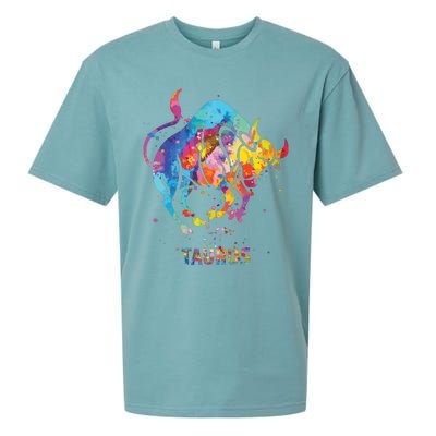 Taurus Zodiac Sign Sueded Cloud Jersey T-Shirt