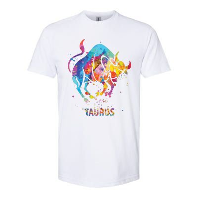 Taurus Zodiac Sign Softstyle® CVC T-Shirt